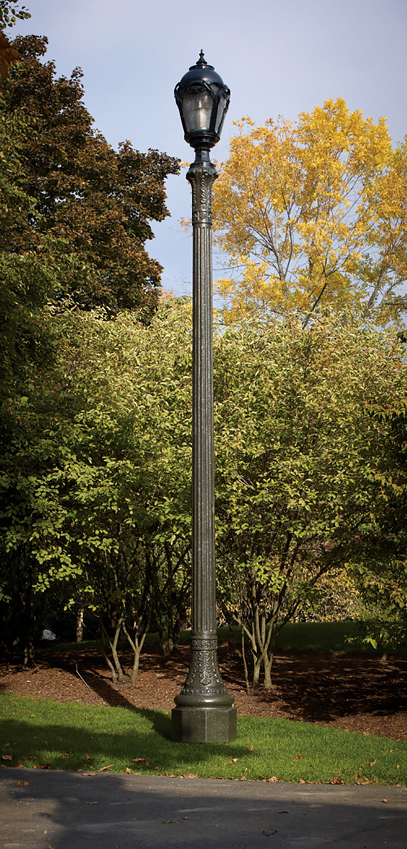 The California Prestressed Spun Concrete Pole Installation Photo in a Park