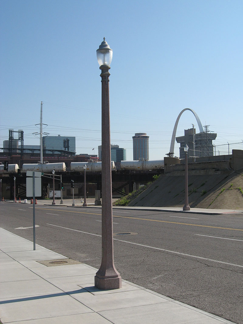 The St. Louis Prestressed Spun Concrete Pole Installation Photo in St. Louis